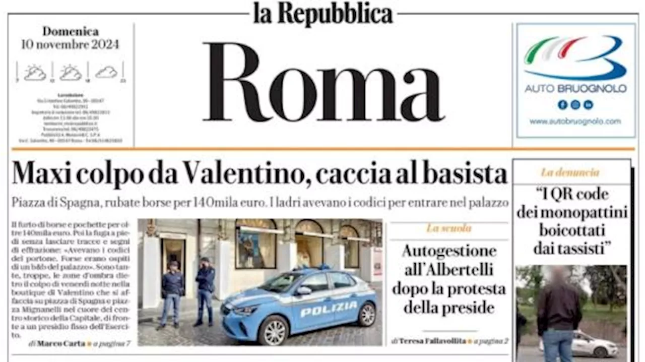 La Repubblica-Roma titola in prima pagina: 'Col Bologna ultima chiamata per Juric'