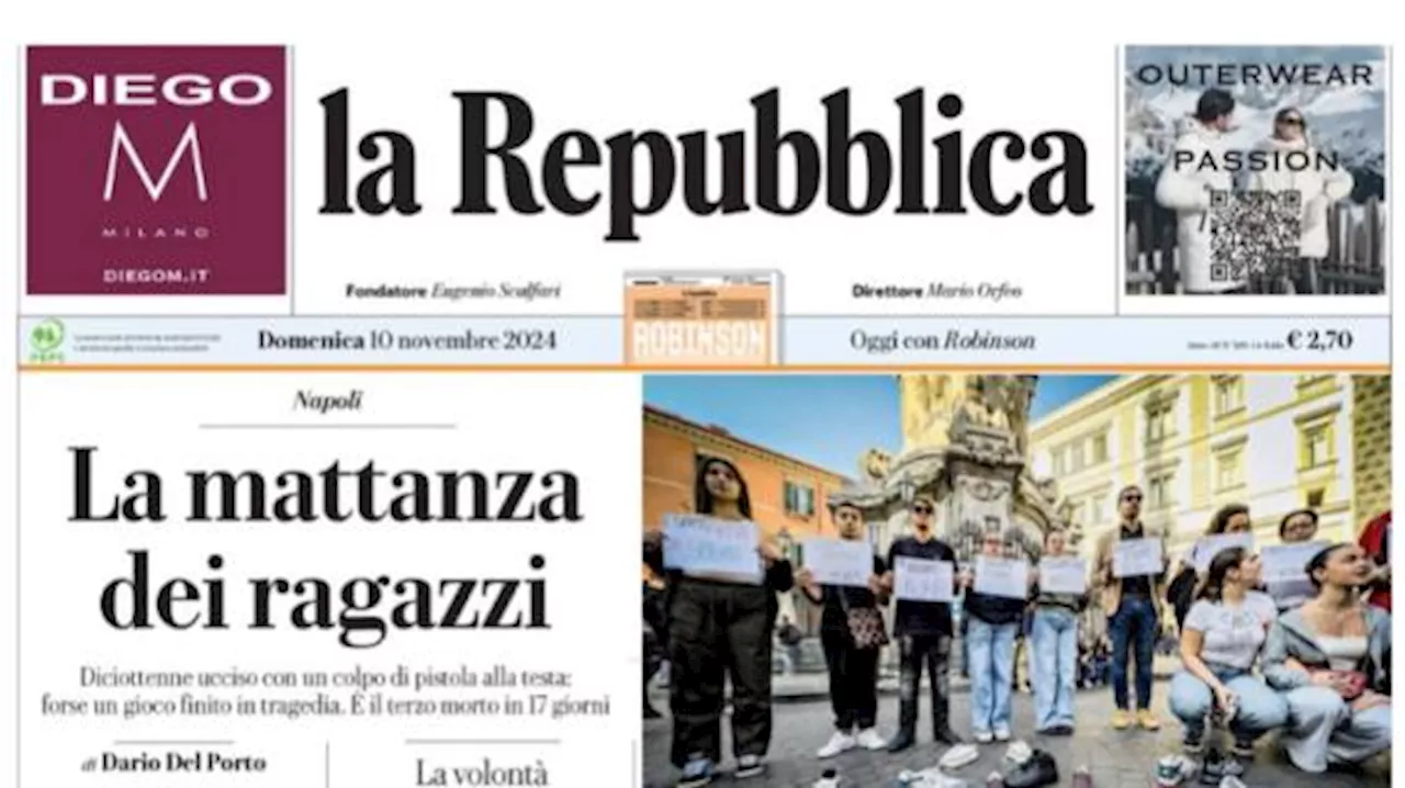 La Repubblica: 'Una storia semplice, il derby è della Juve, il Toro non c’è mai'