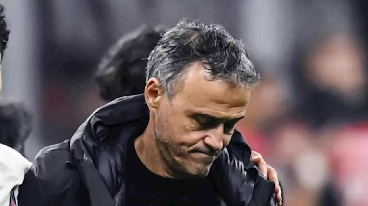 PSG, Luis Enrique commosso: 'E' morta la moglie del mio assistente: la vittoria è per lei'