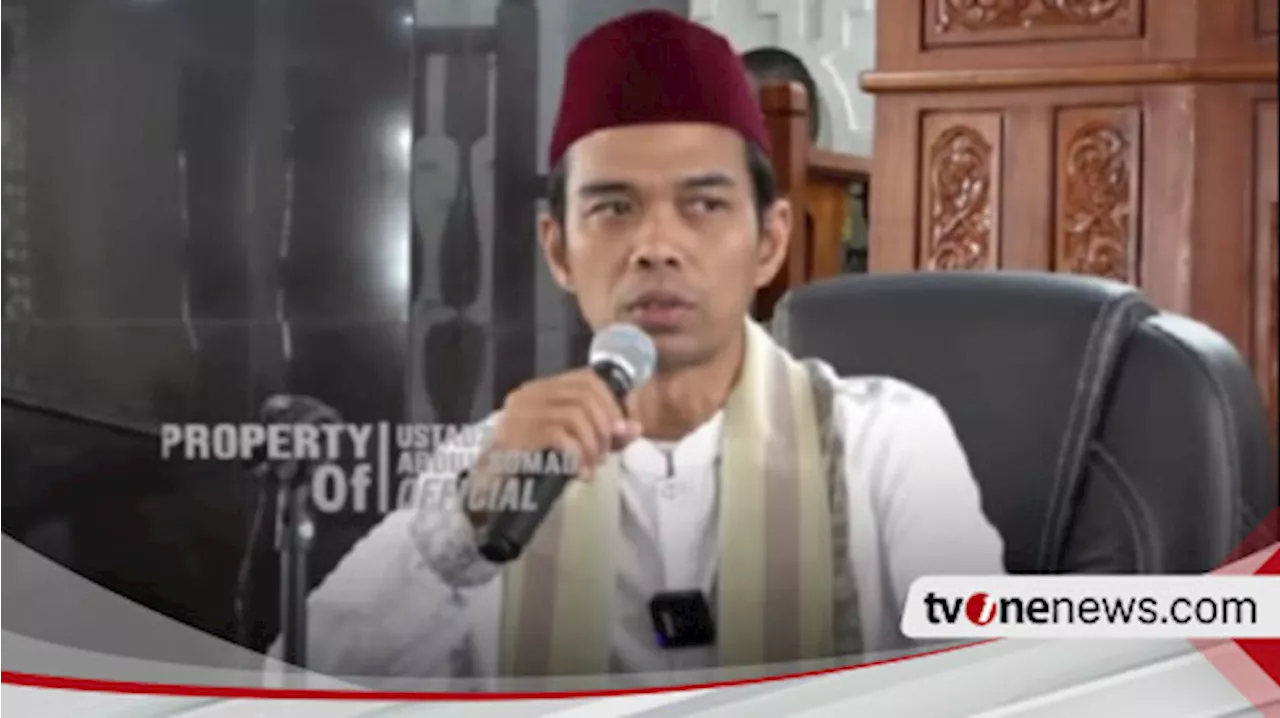 Tolong Mulai Sekarang Lakukan Amalan ini saat Dapat Pasangan LGBT, Ustaz Abdul Somad Tegaskan Penyebabnya Dipengaruhi...