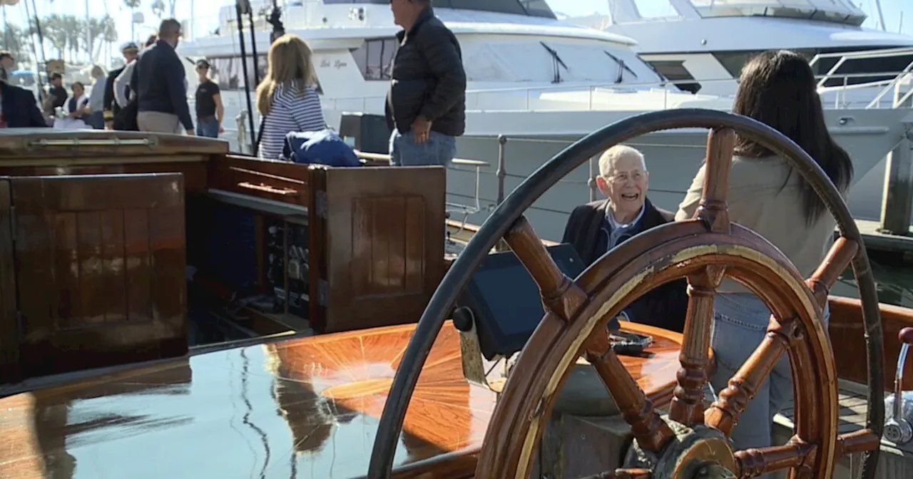 Veteran held captive during Vietnam War sails in lead ship during Veterans Day Boat Parade