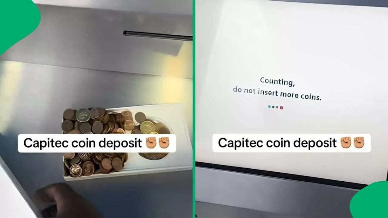 “The Charges Are Crazy”: SA Surprised After Man Deposits Coins at Capitec Bank