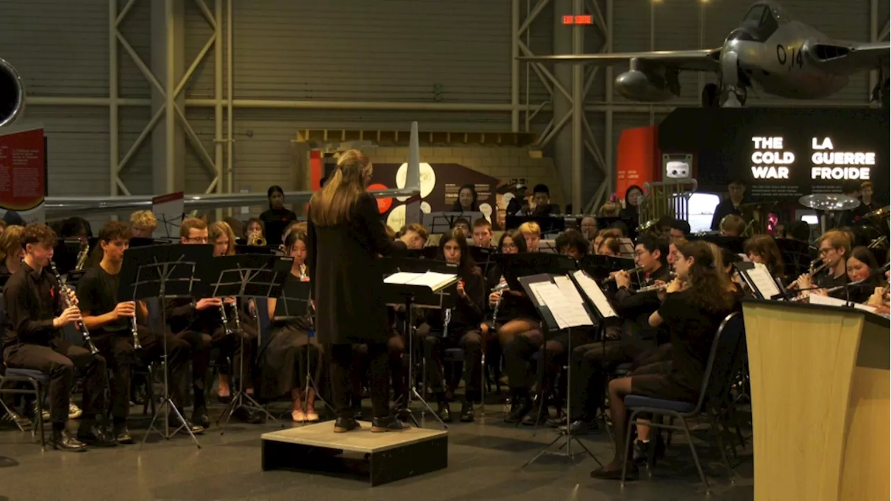 Ottawa students perform original song commemorating 100 years of the Royal Canadian Air Force