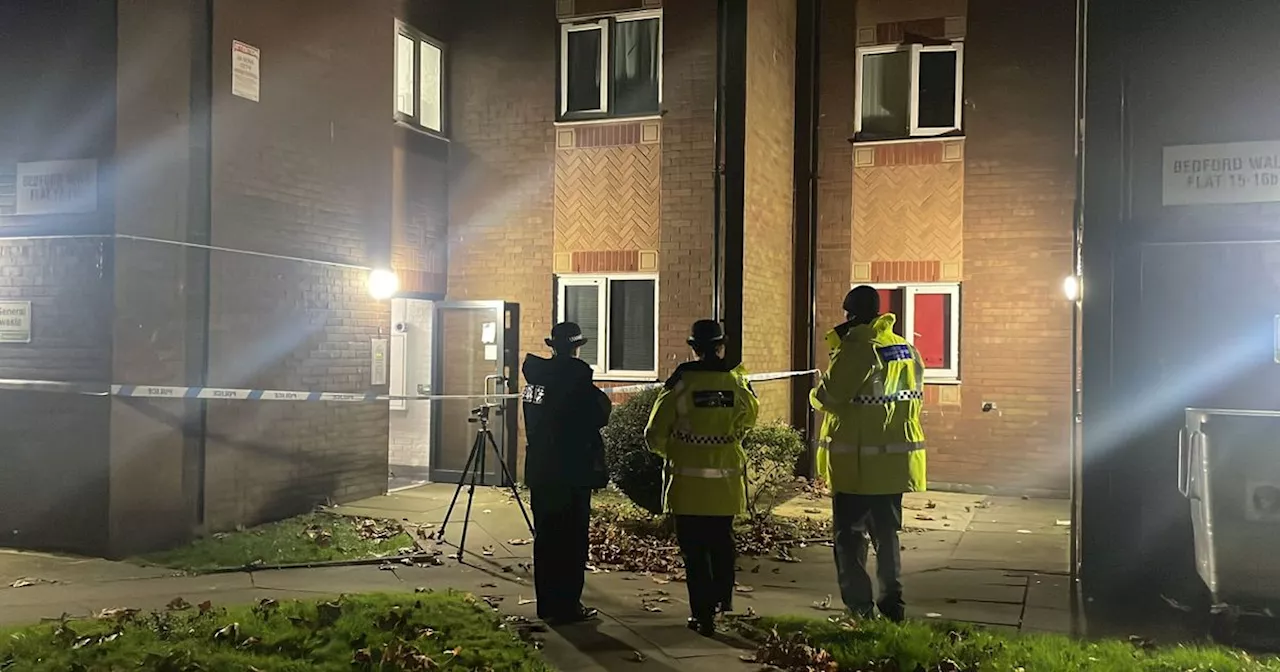 Man stabbed multiple times in block of flats as police make attempted murder arrest