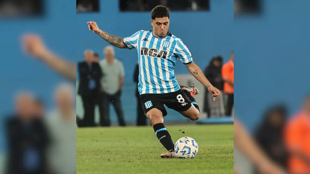 Video: ‘Juanfer’ Quintero anotó golazo con Racing antes de unirse a la selección Colombia