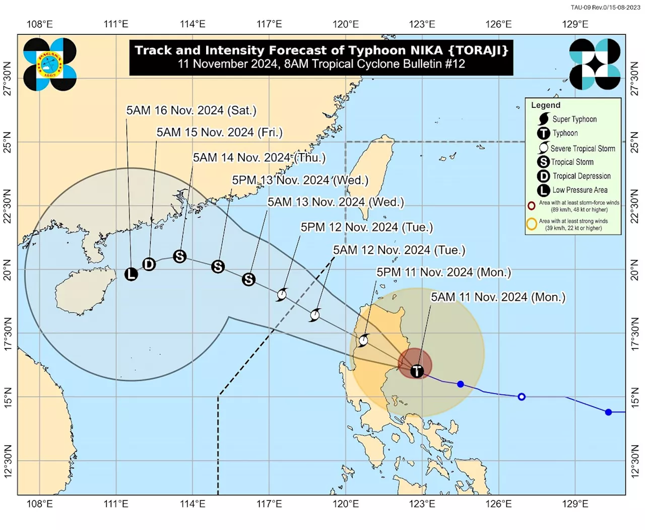 Nika makes landfall over Dilasag, Aurora