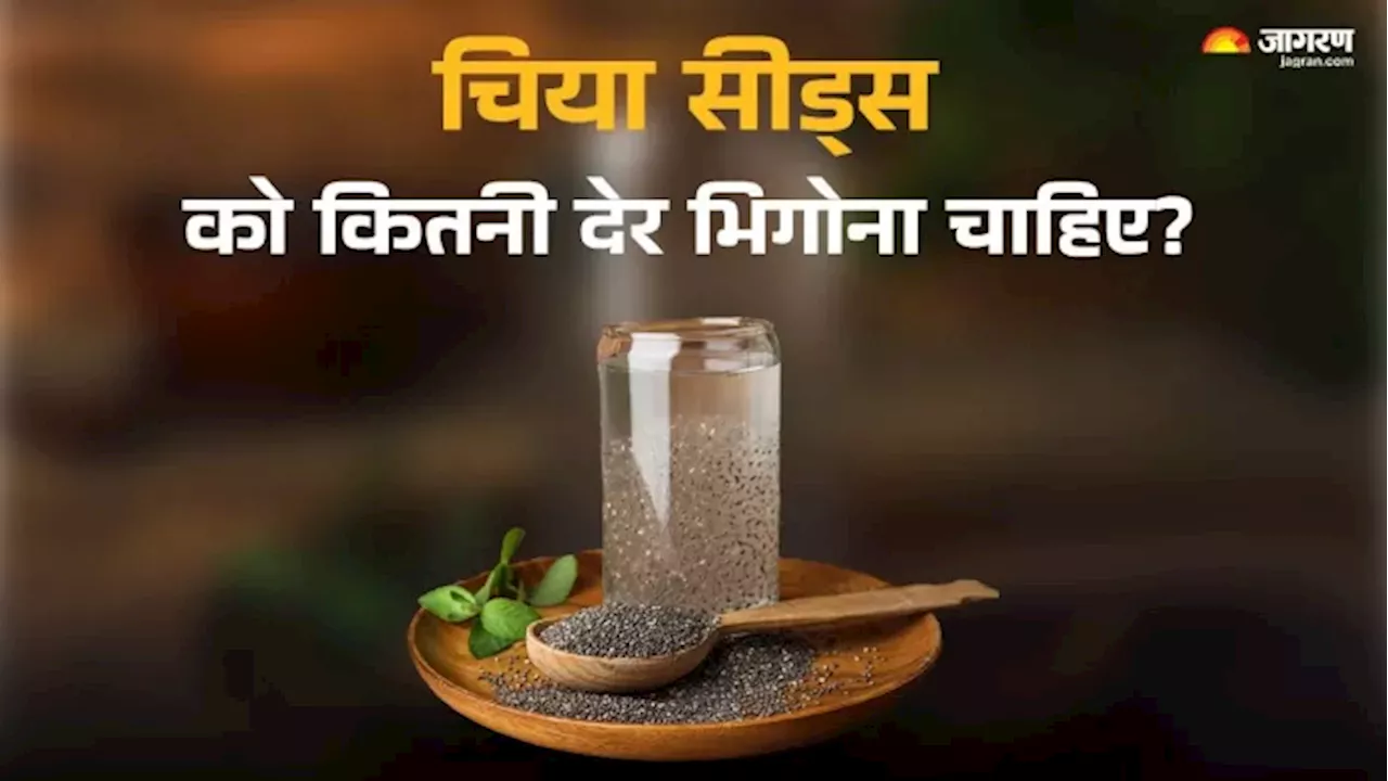 रात भर नहीं! बस इतनी देर भिगोने चाहिए Chia Seeds, नहीं तो फायदे की जगह हो सकता है नुकसान