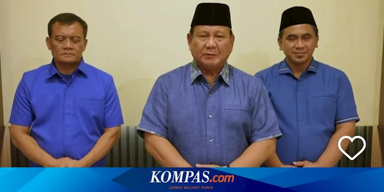 Kata PDI-P dan Gerindra soal Video Prabowo Ajak Warga Pilih Ahmad Luthfi-Taj Yasin