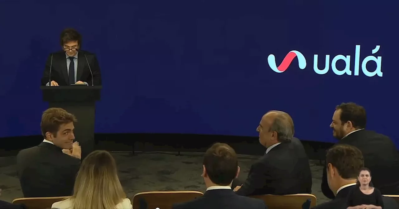 Milei en Ualá, con optimismo extremo: “En poco tiempo la economía estará volando”