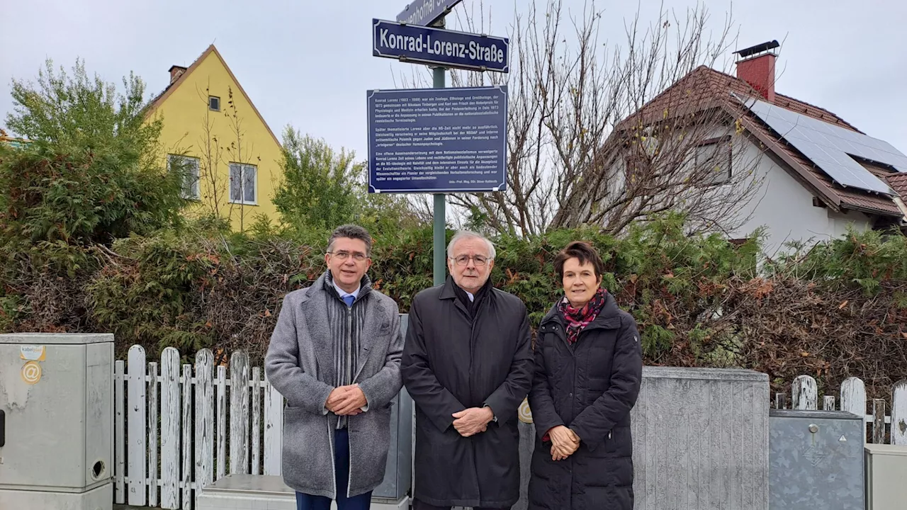 Zusatztafel für Tullns Konrad-Lorenz-Straße