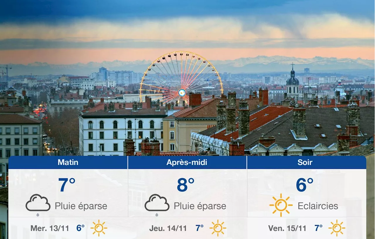 Météo Lyon: prévisions du mardi 12 novembre 2024