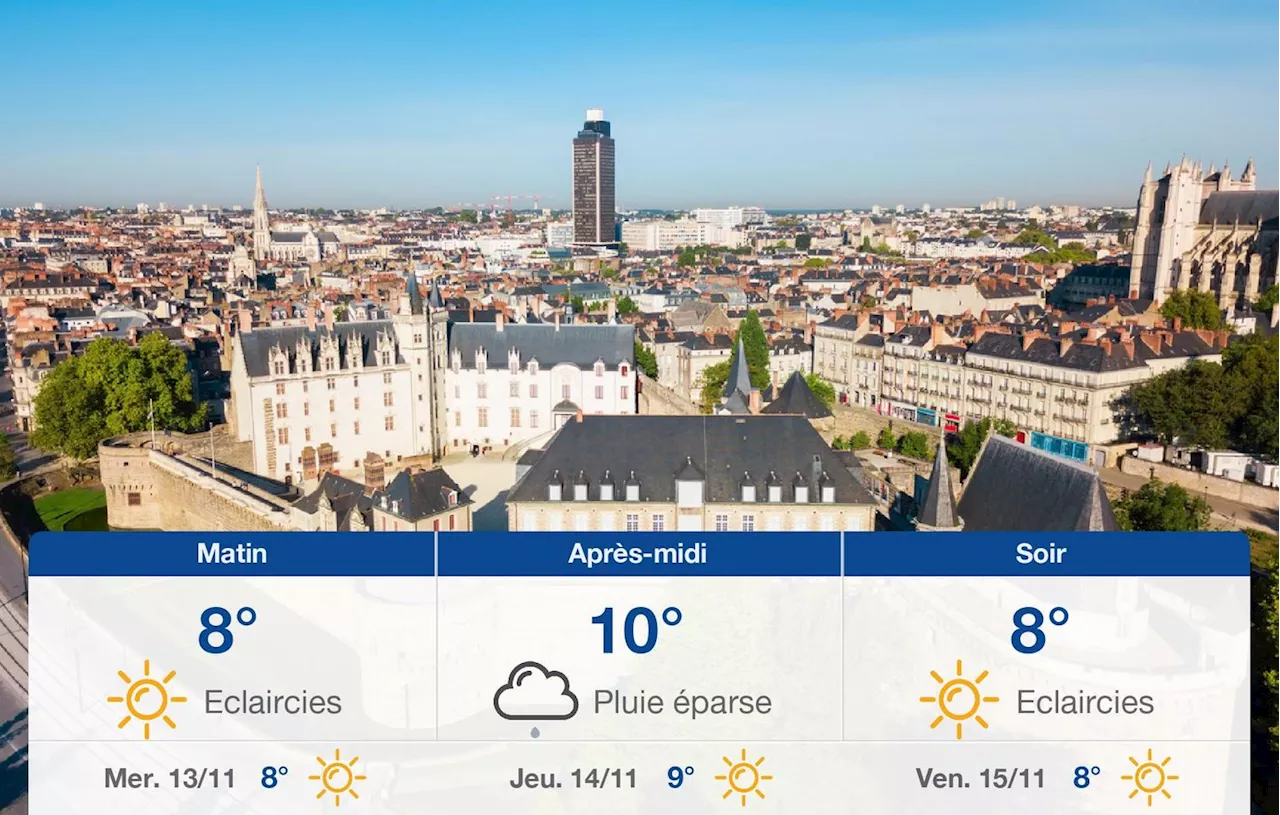 Météo Nantes: prévisions du mardi 12 novembre 2024