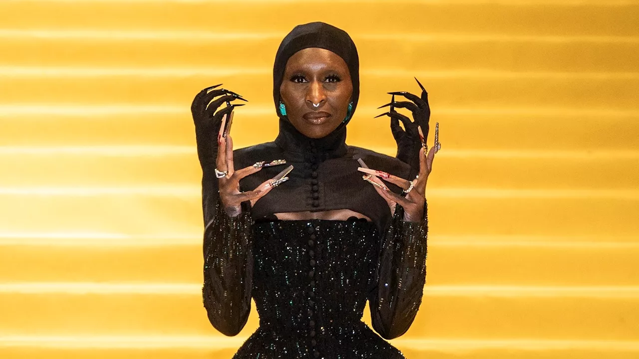 Cynthia Erivo wears extra set of hands for 'Wicked' screening