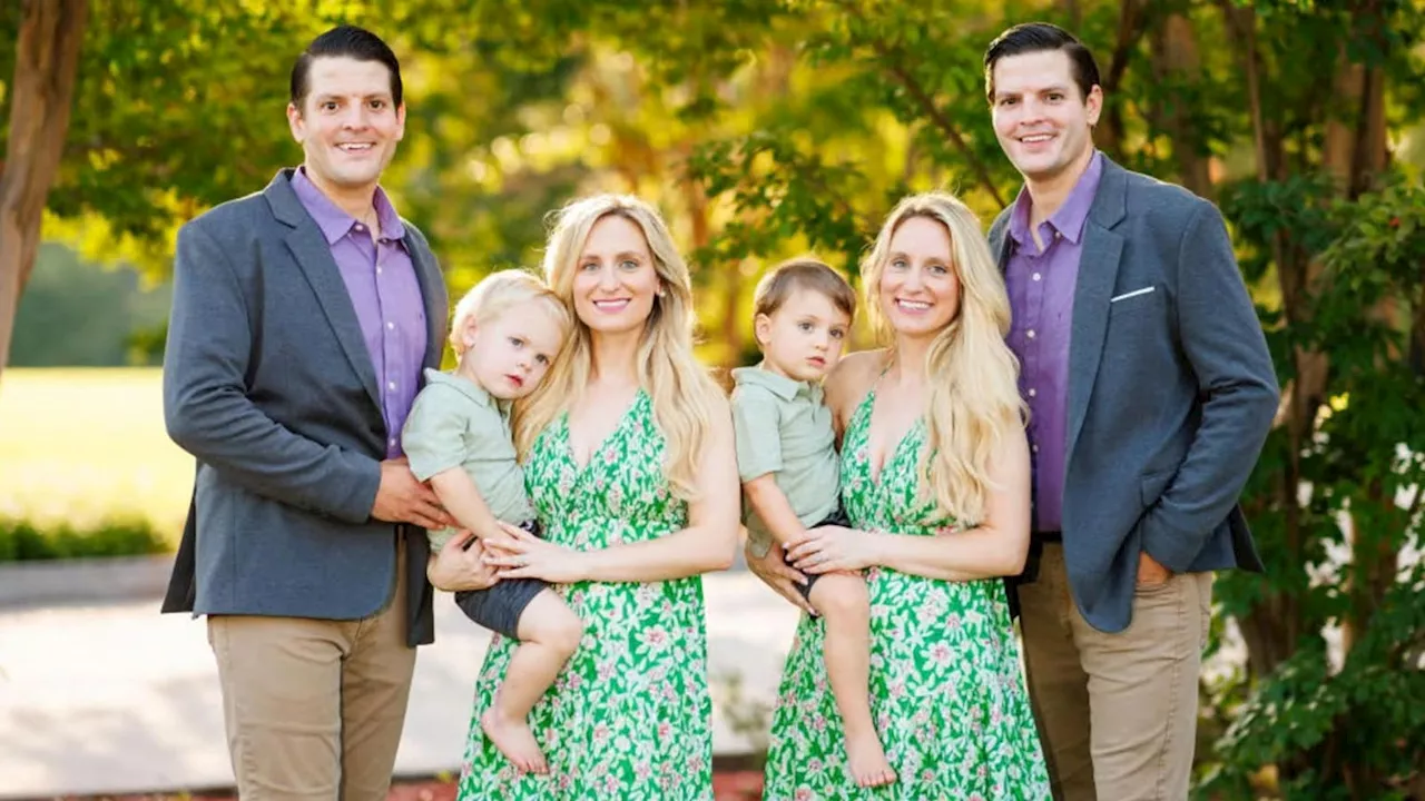 Inside the life of two sets of identical twins, who now live, work and raise children together