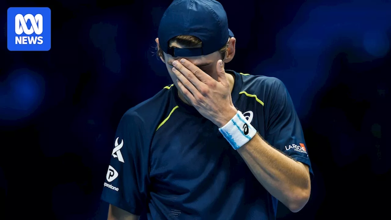 Alex de Minaur beaten by Daniil Medvedev in ATP Finals