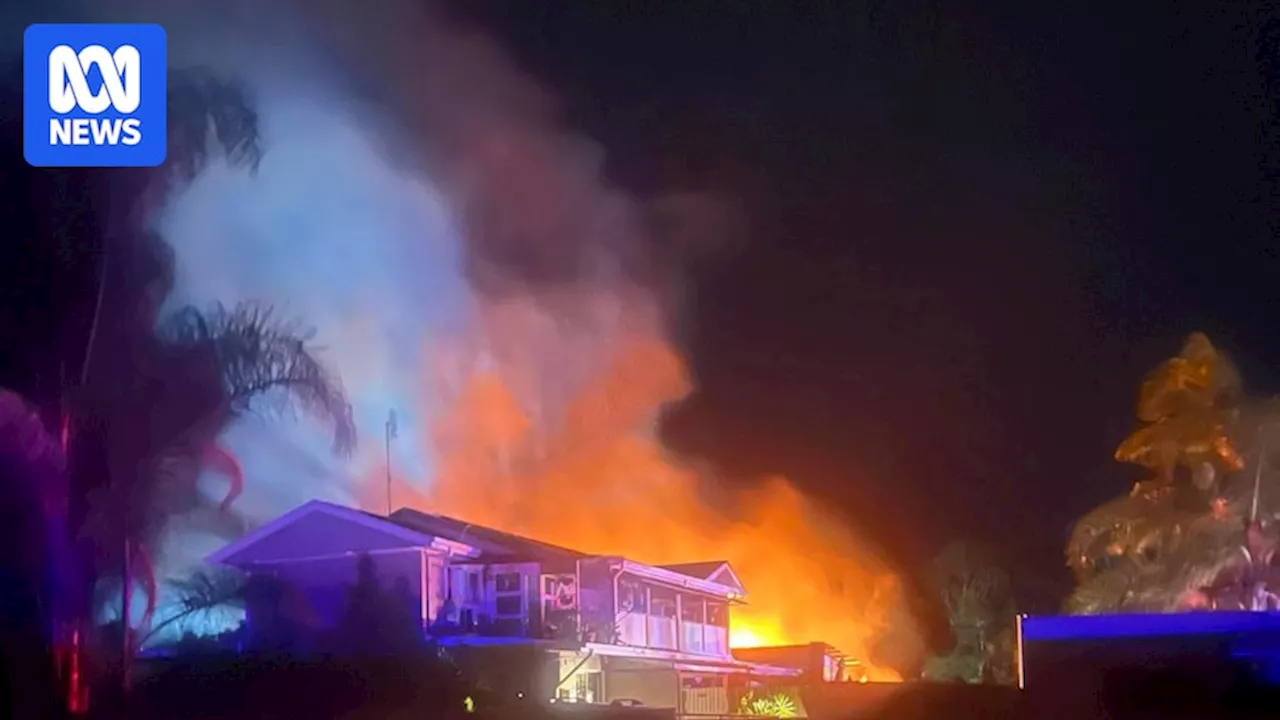 Fire tears through Sunshine Coast's Buderim Comfy Cottages, leaving family of five homeless