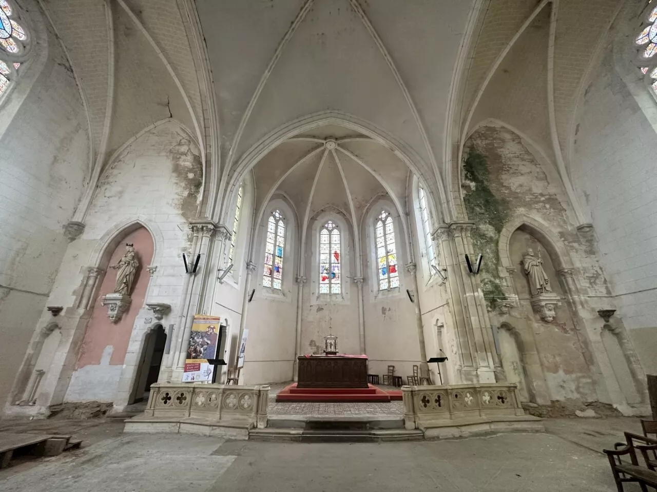 Cette église Vendéenne se transforme en lieu culturel