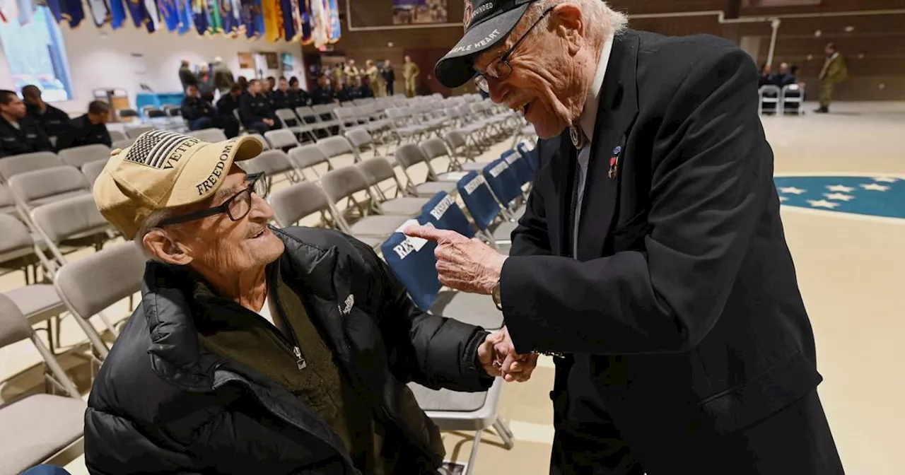 Photos: Veterans Day ceremony at Alaska National Guard armory