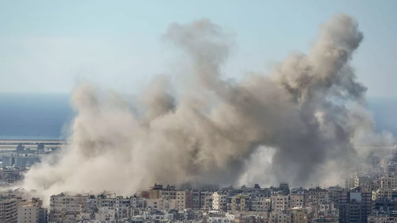 Tunge flyangrep mot Beirut midt på lyse dagen