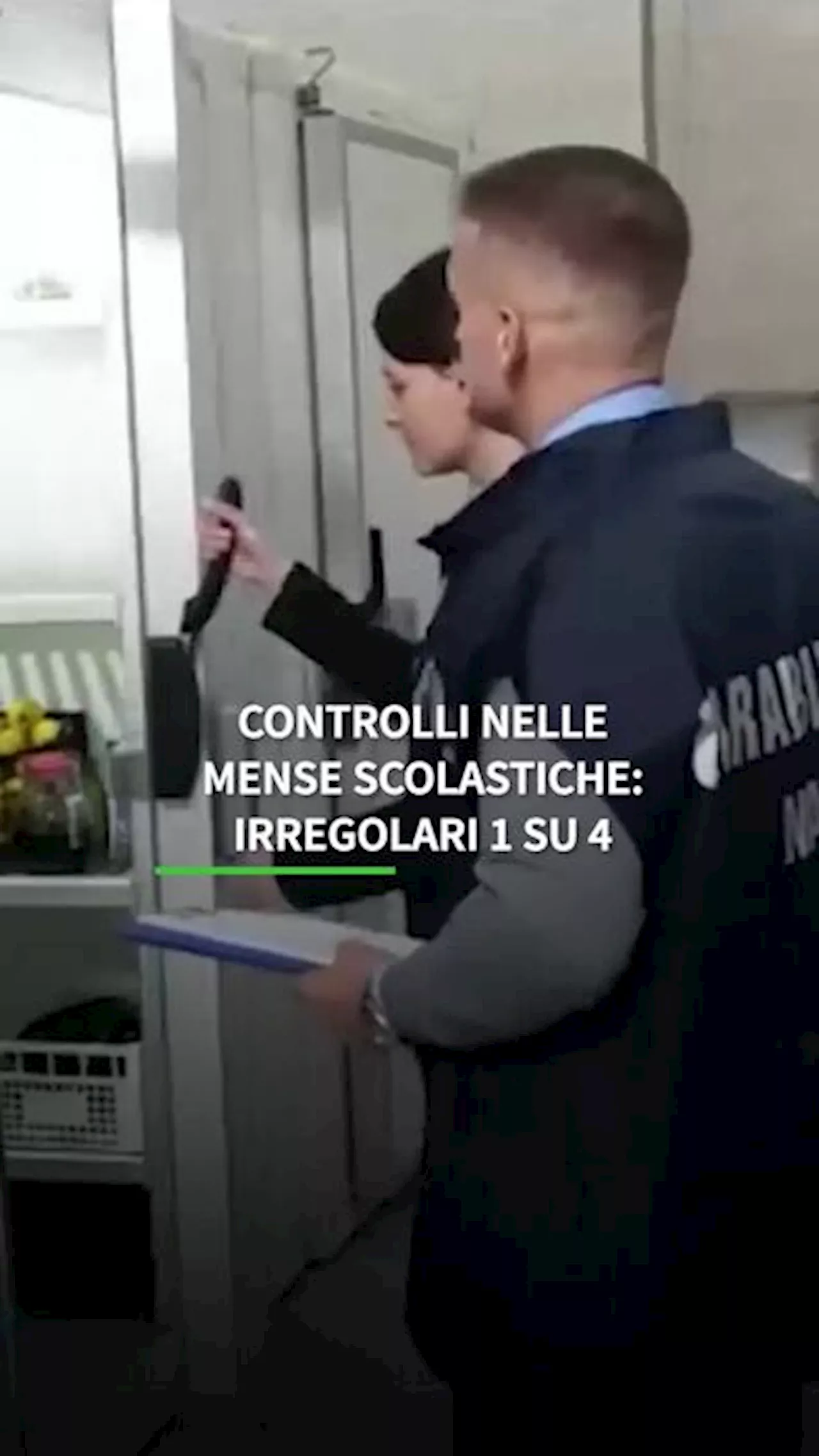 Controlli nelle mense scolastiche: irregolari 1 su 4