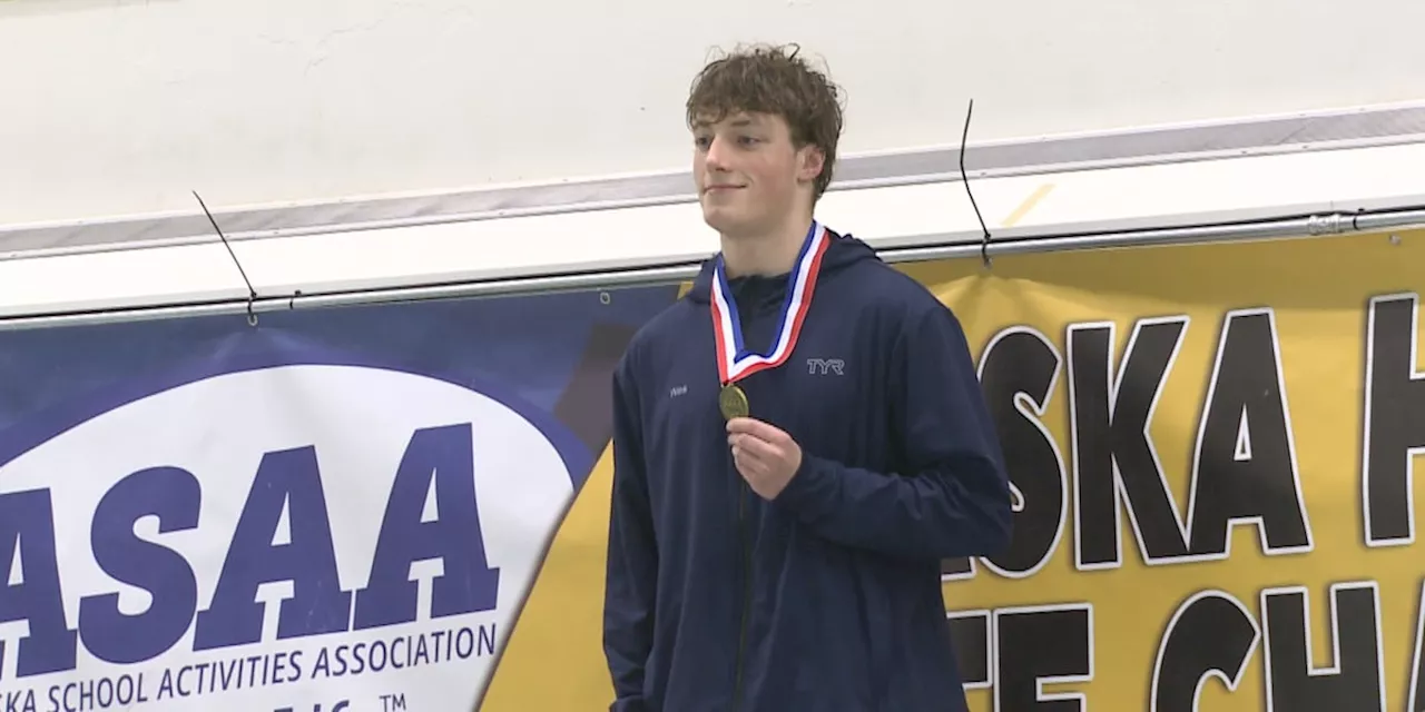 AOTW: Eagle River’s Wes Mank breaks own record, named Most Outstanding Swimmer at state meet