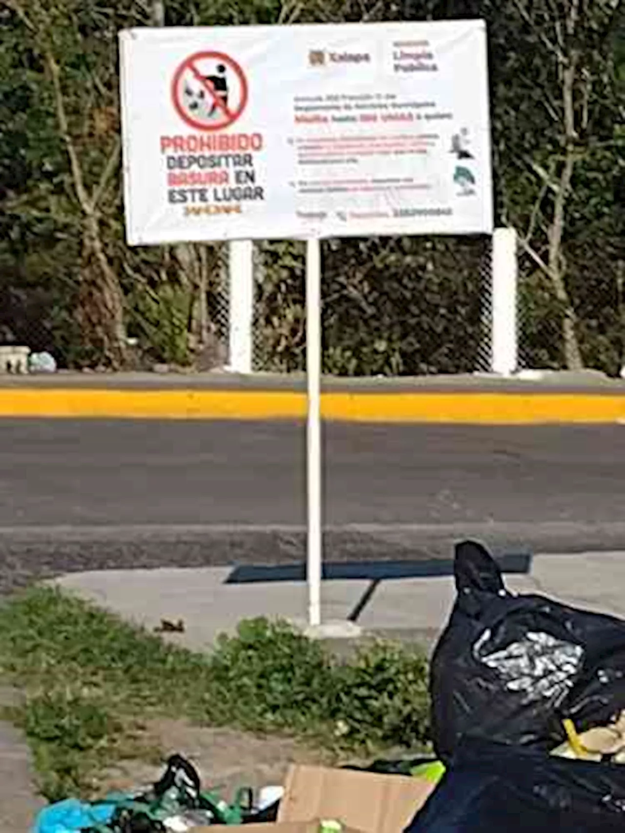 Denuncia lector contaminación en tianguis de calle Gildardo Avilés y Merida, en Xalapa