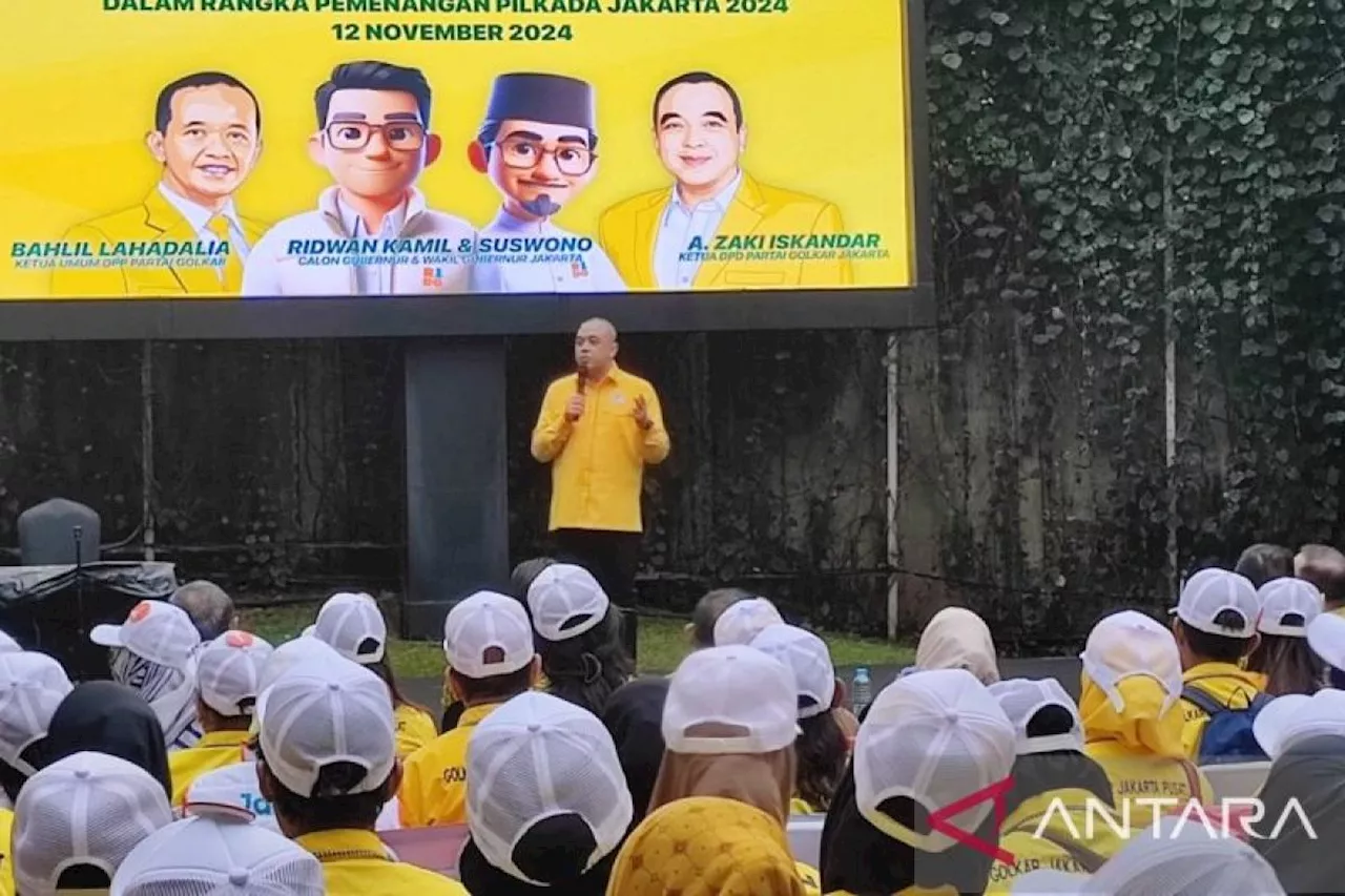 DPD Golkar Jakarta lakukan konsolidasi pemenangan pasangan RIDO