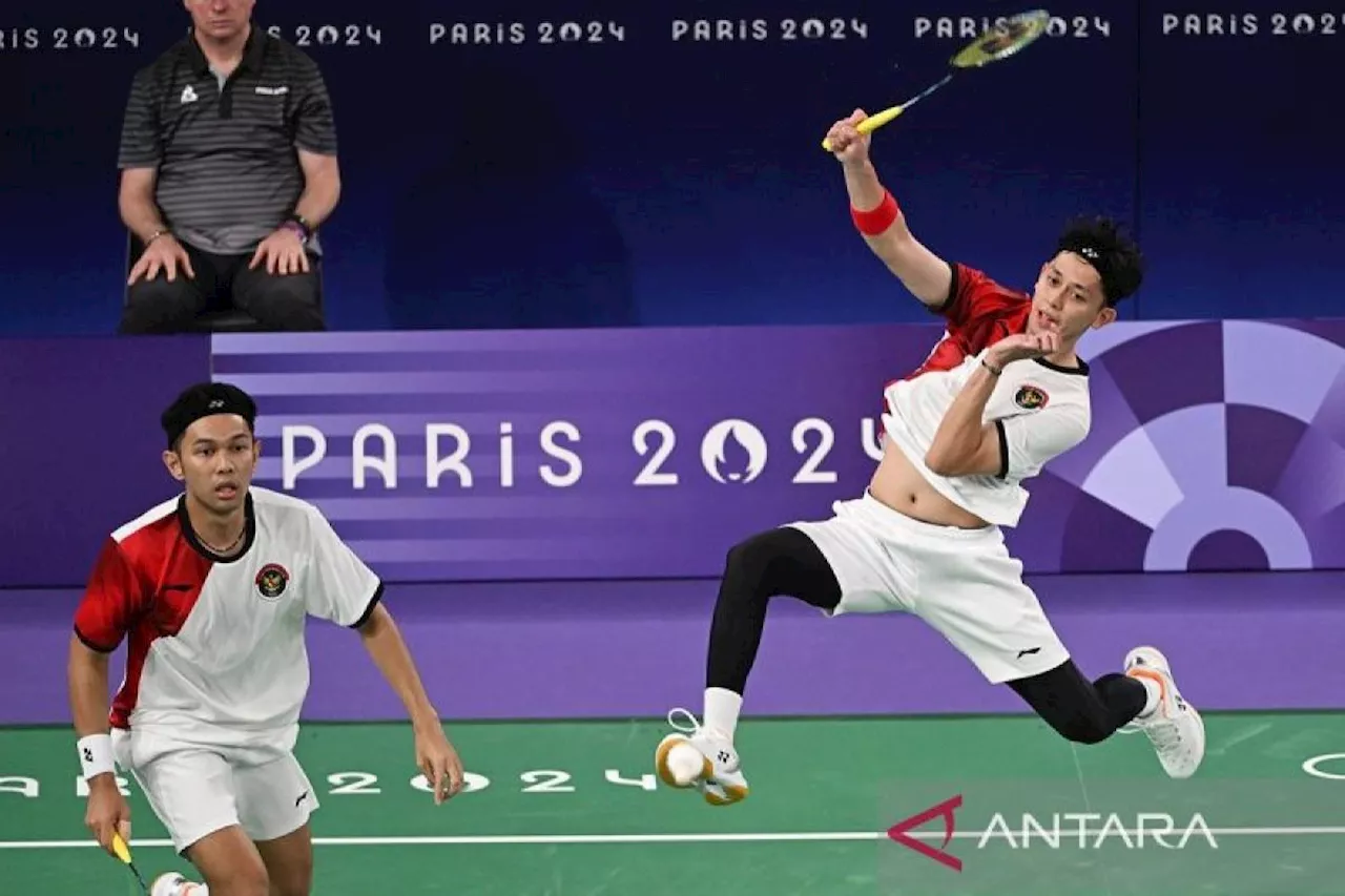 Fajar/Rian kunci tempat di babak 16 besar Kumamoto Masters 2024