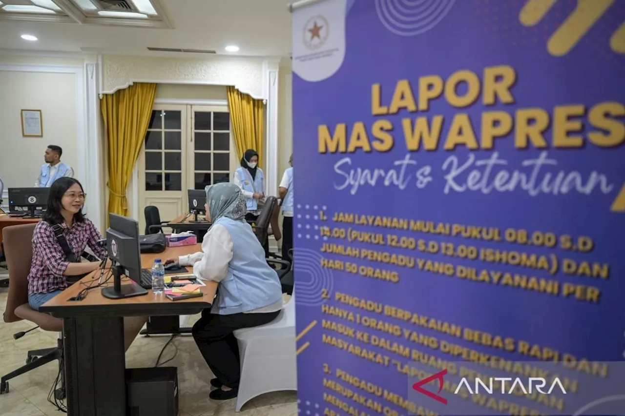 Pengamat: Layanan “Lapor Mas Wapres” harus bekerja konsisten