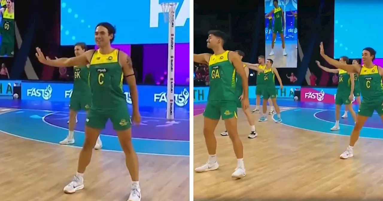 Men's Netball Team Goes Viral For 'Bye Bye Bye' Dance Before Game