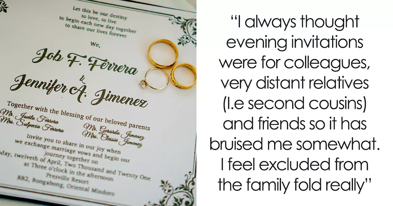 Woman Puzzled By Receiving Brother’s Evening-Only Invitation To His Wedding, Seeks Advice