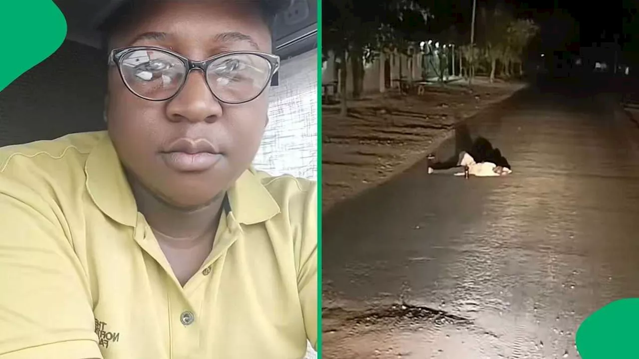 Truck Driver Finds Thugs Pretending to Sleep on Road in a Viral TikTok Video