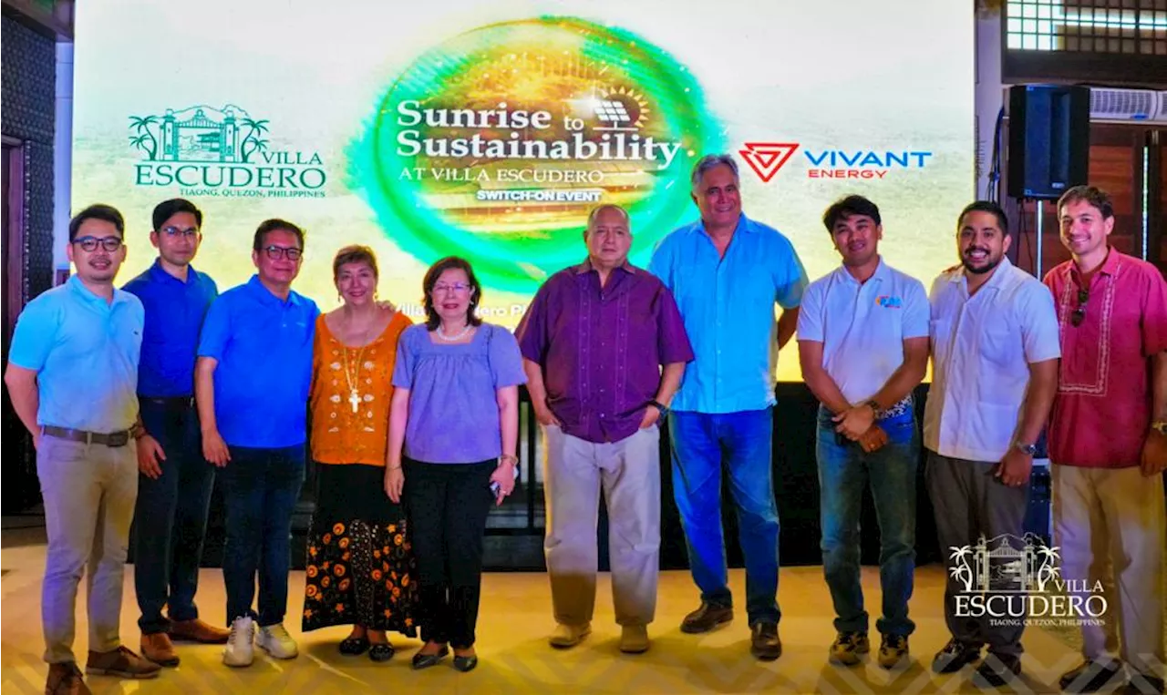 Villa Escudero partners with Vivant’s Corenergy in shift to sustainable power