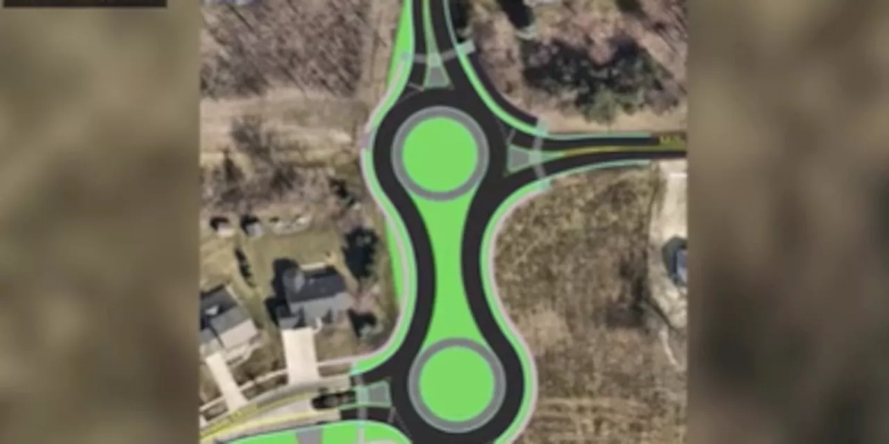 Peanut-shaped roundabout being built in North Ridgeville, residents hope it improves traffic flow