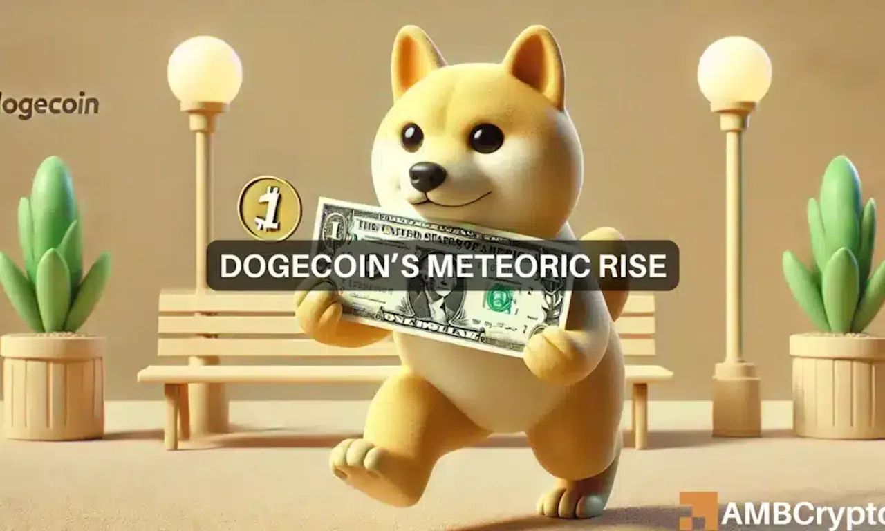 Dogecoin’s golden cross hints at a rally toward $1