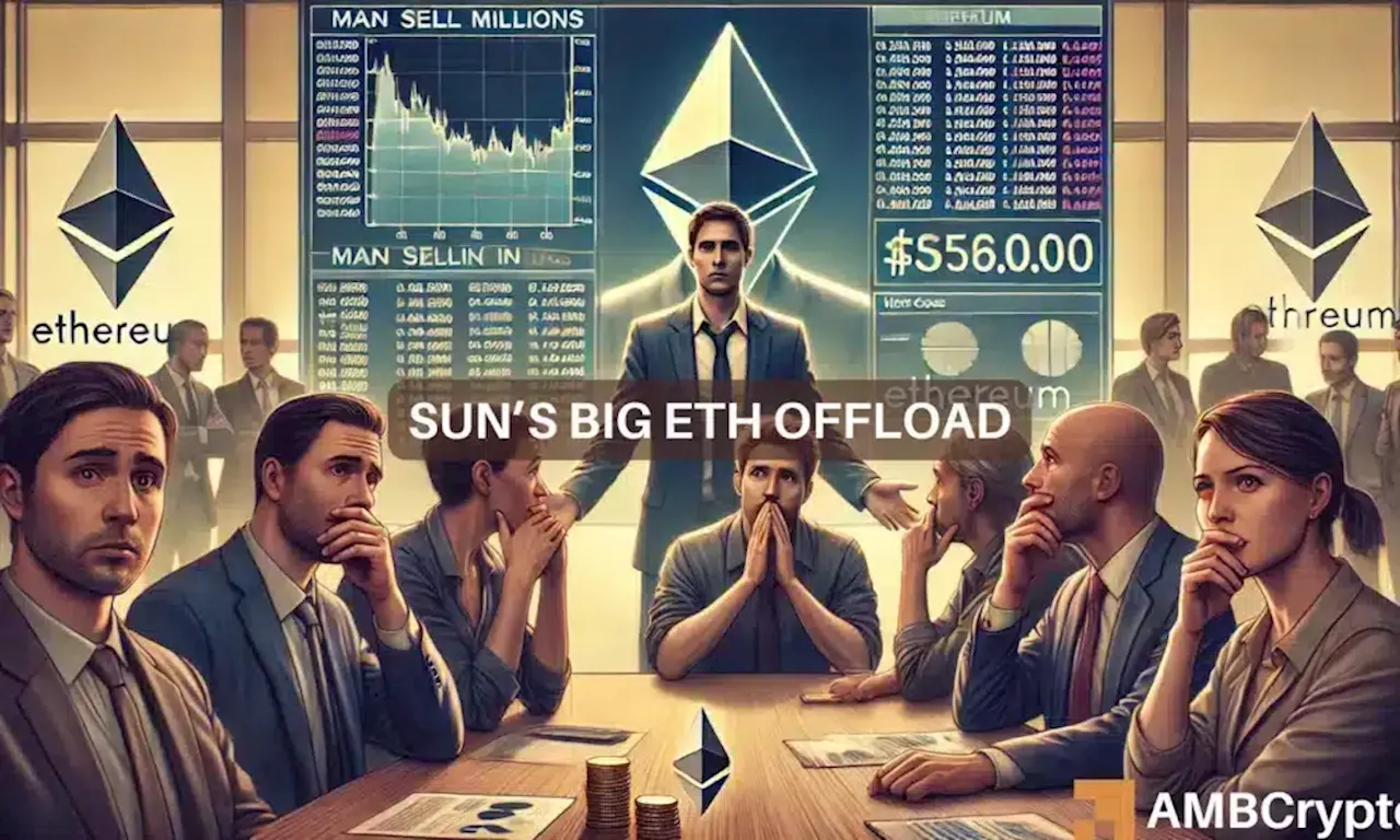 Justin Sun cashes out 19,000 ETH amid Ethereum’s rally