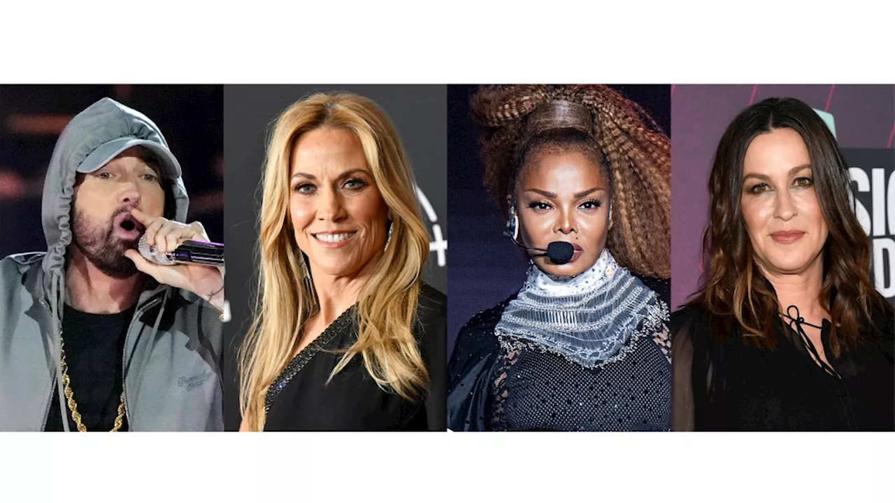 Eminem, Alanis Morissette, Sheryl Crow, N.W.A. and Janet Jackson get Songwriters Hall of Fame nods