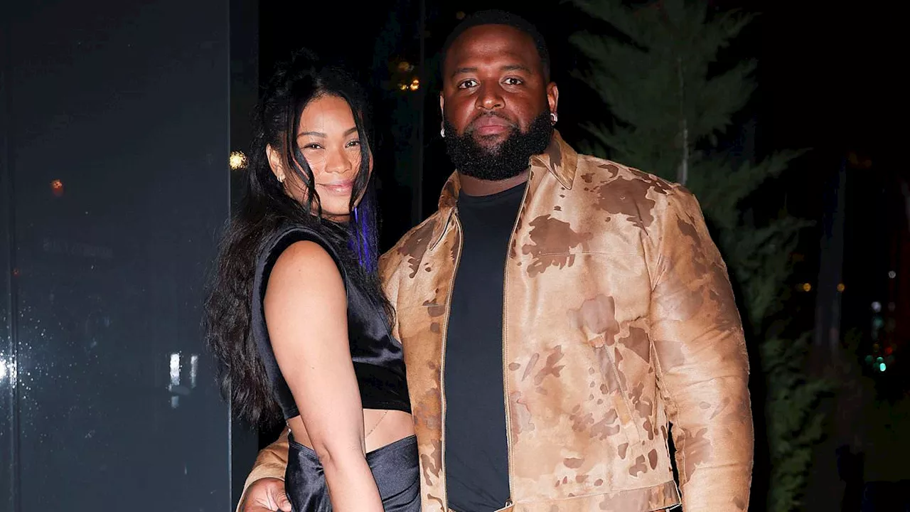 Chanel Iman and husband Davon Godchaux step out in RARE sighting while enjoying a date night in NYC