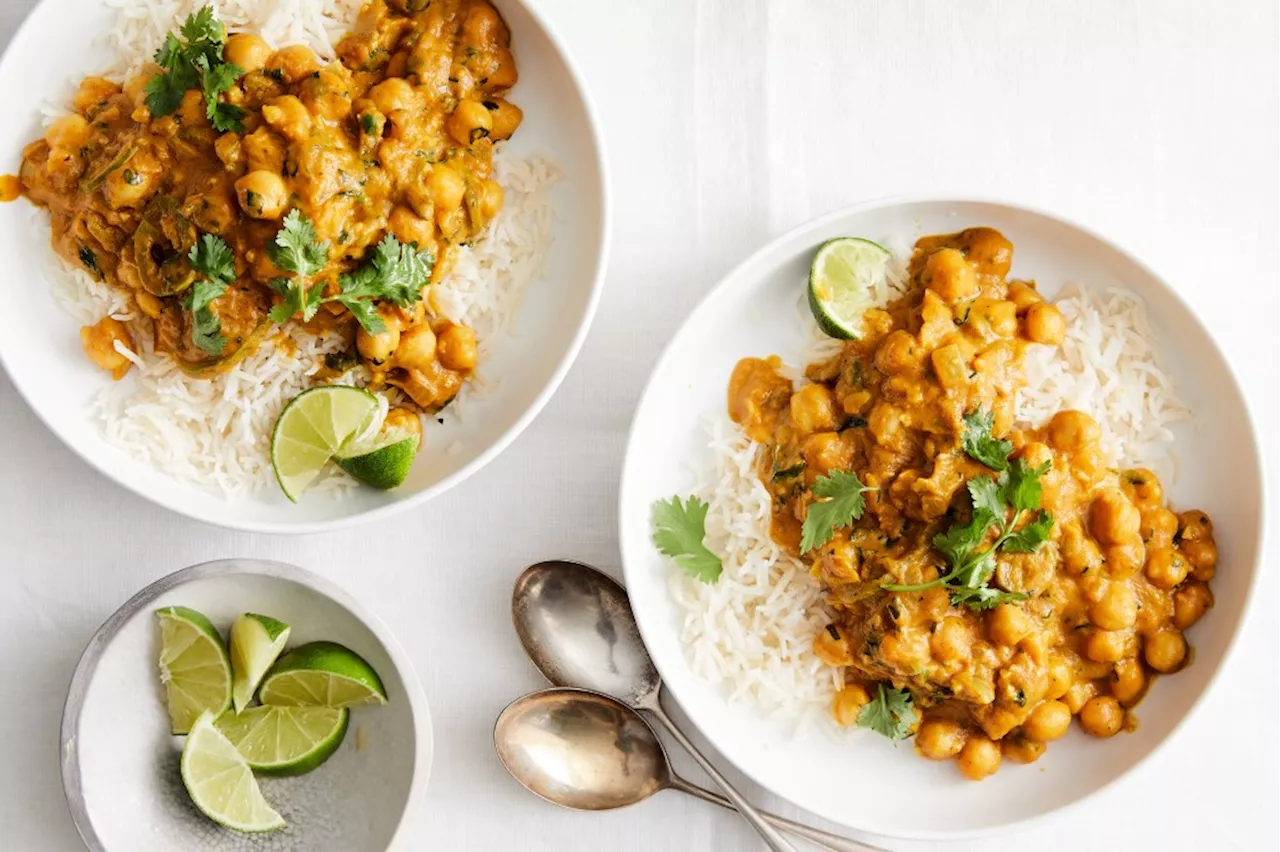 Five Weeknight Dishes: Five-star coconut curry chickpeas with pumpkin and lime and more