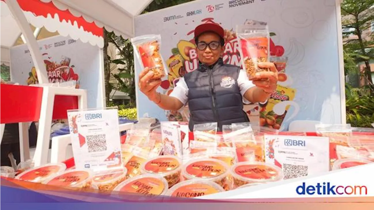 BRI Bantu Emak-emak di Buleleng Pasarkan Produk Kacang Keplos Khas Bali