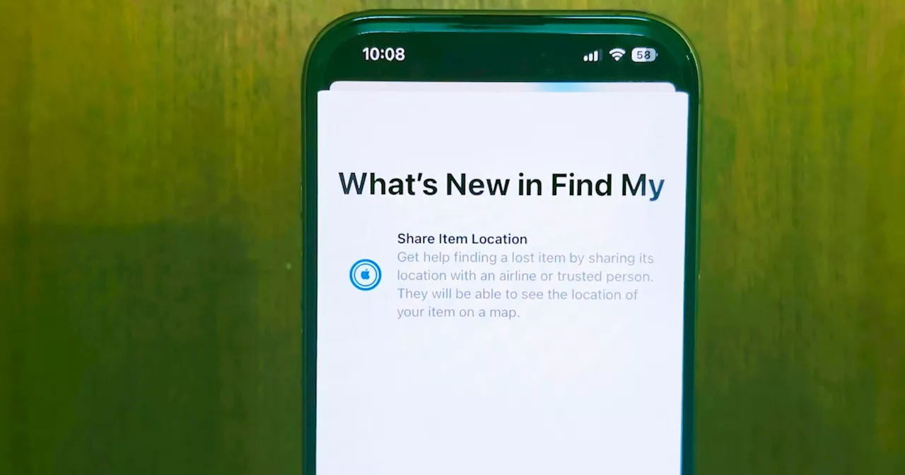 Apple’s latest Find My feature taps airlines to rescue lost luggage