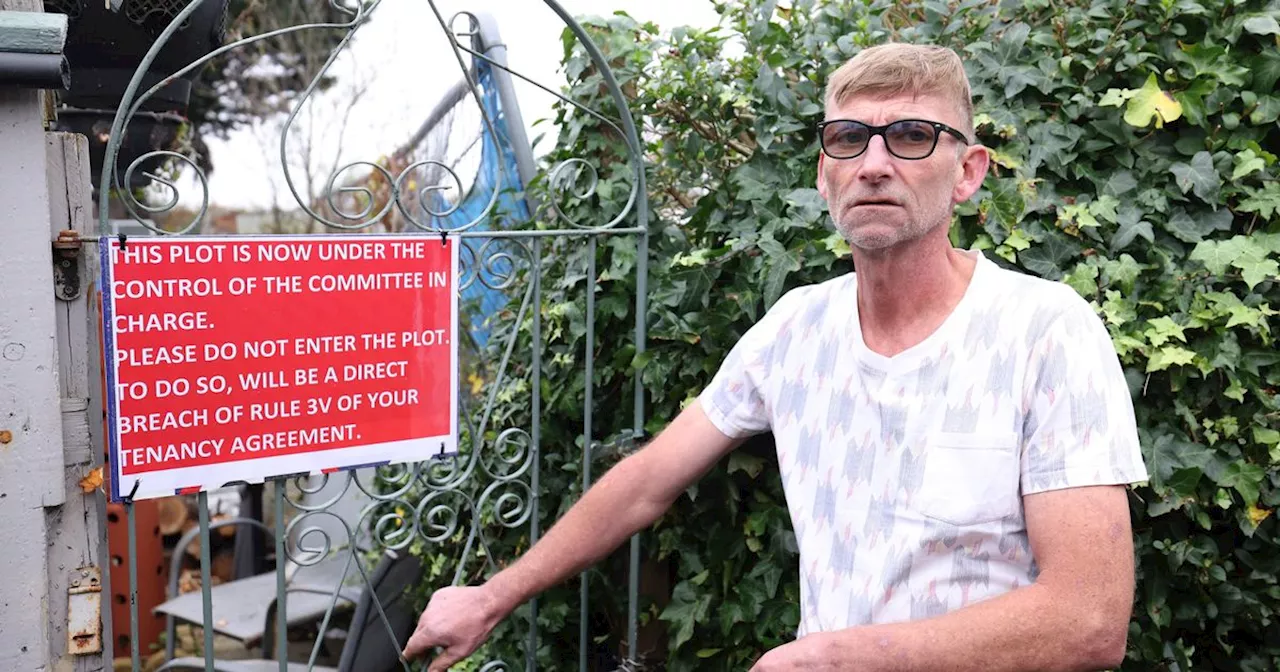 Man 'gutted' after been told to clear allotment he's spent 30 years spending to by Friday