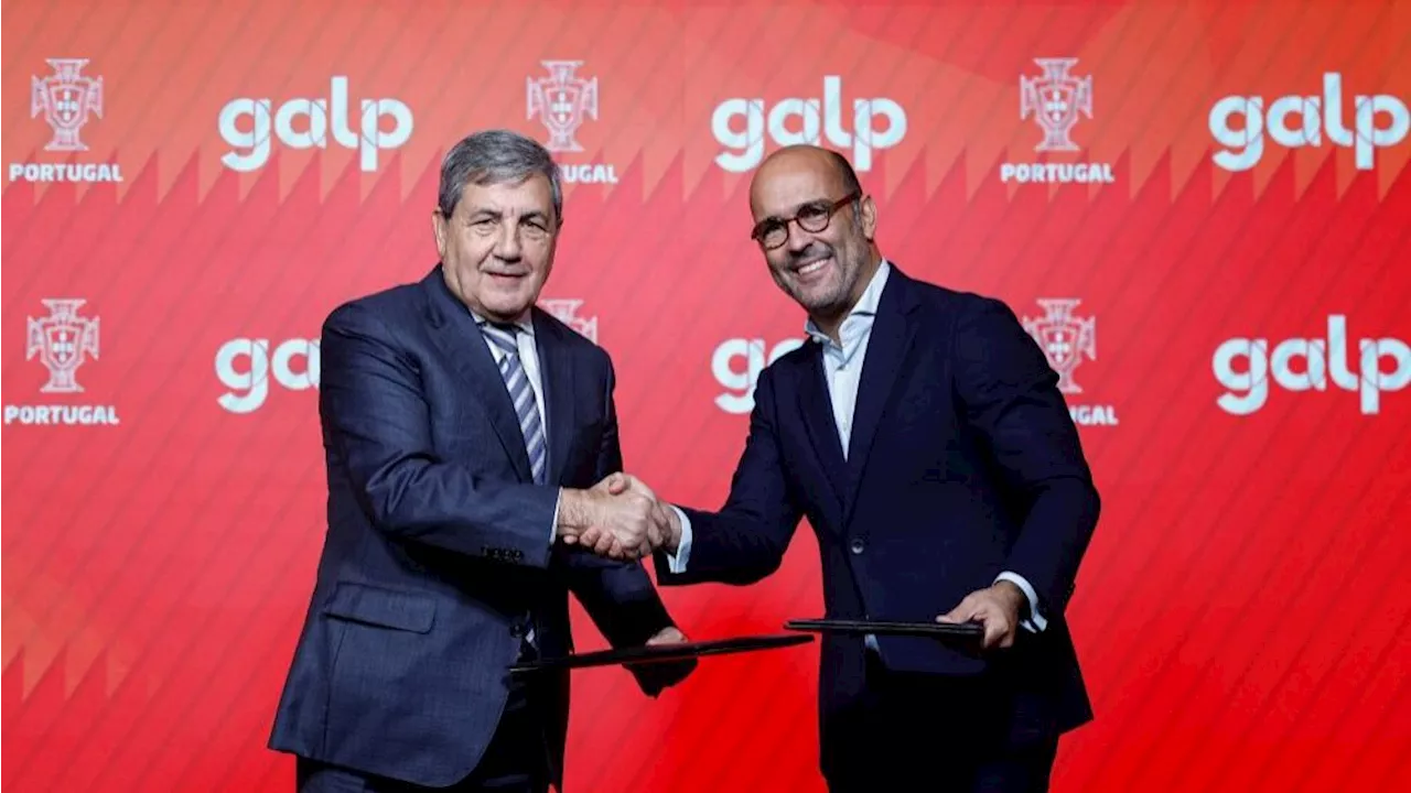 Galp renova patrocínio à seleção nacional de futebolaté 2030