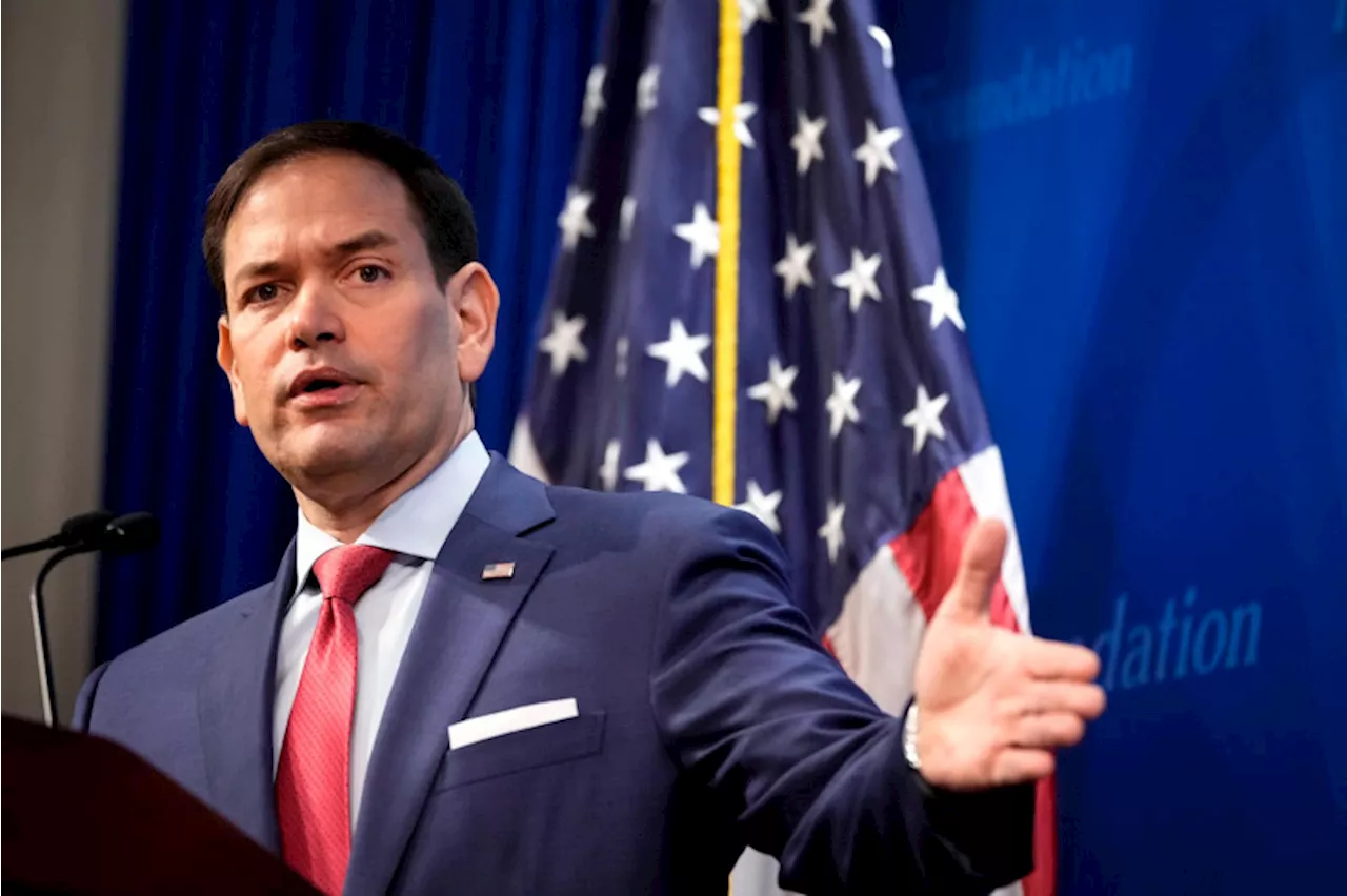 Senador Marco Rubio sería el secretario de Estado de Trump