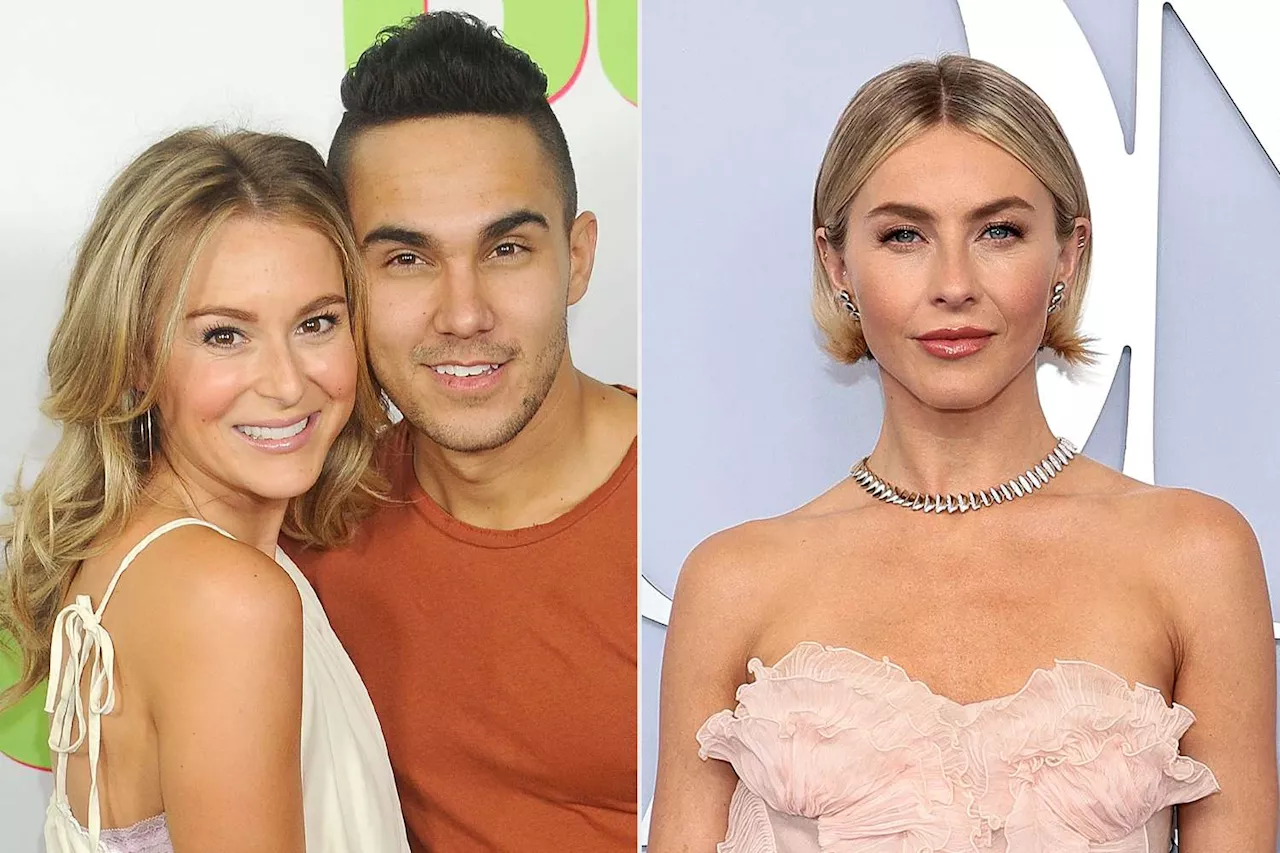 Alexa PenaVega says husband Carlos felt tension with Grease Live costar Julianne Hough after DWTS: 'She's not saying hi'