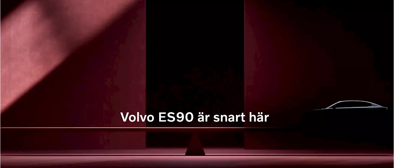 Världspremiären för Volvo ES90 sker i Stockholm. Blir nytt flaggskepp.