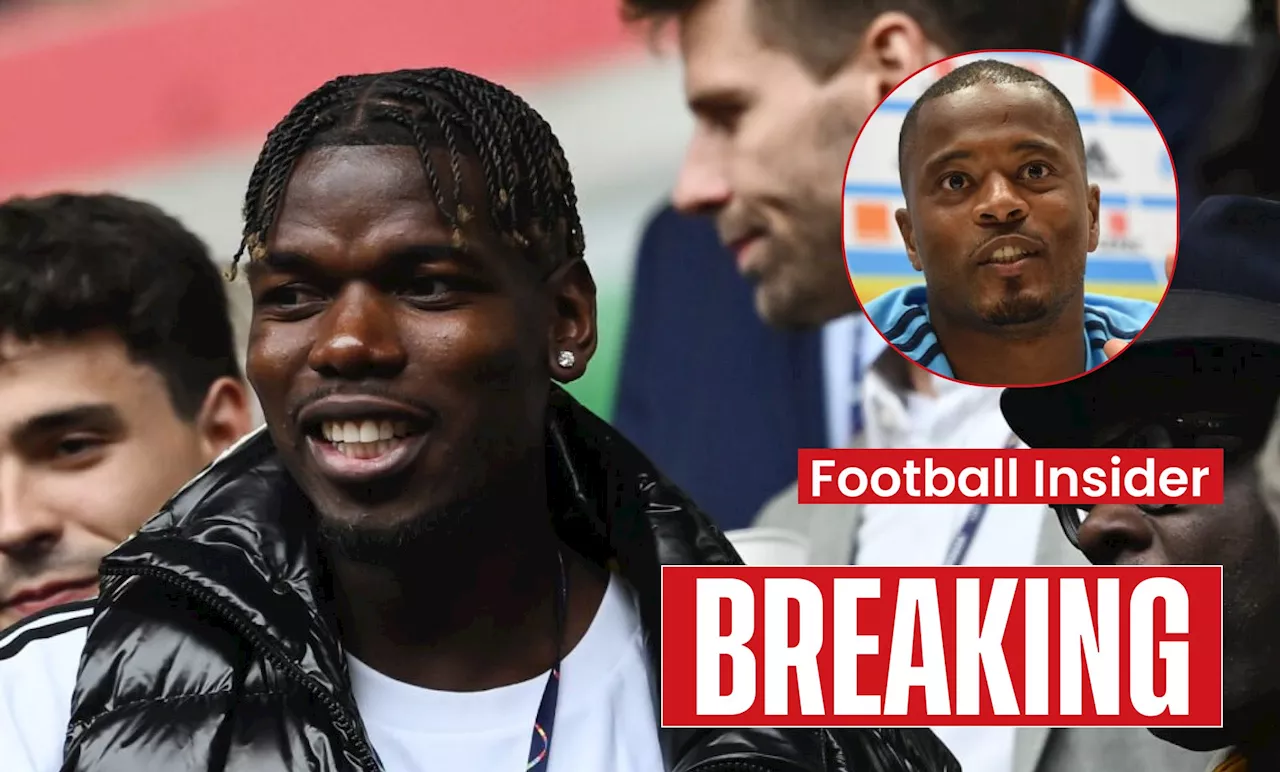 Paul Pogba sends message to Man United legend Partice Evra after confirmed news