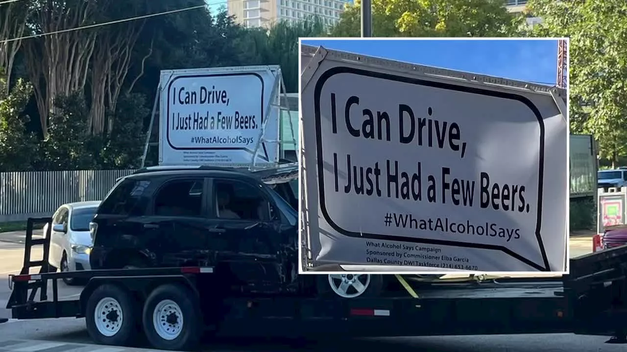 Dallas County launches holiday DWI task force with #WhatAlcoholSays campaign