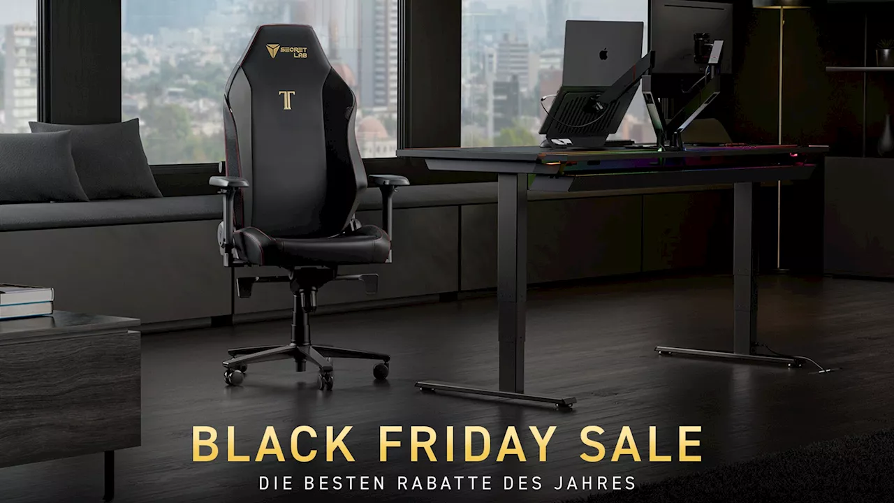 Der bequemste Stuhl, auf dem ich je saß, endlich im Angebot: Secretlab reduziert High-End Gaming-Stühle zum Black Friday!