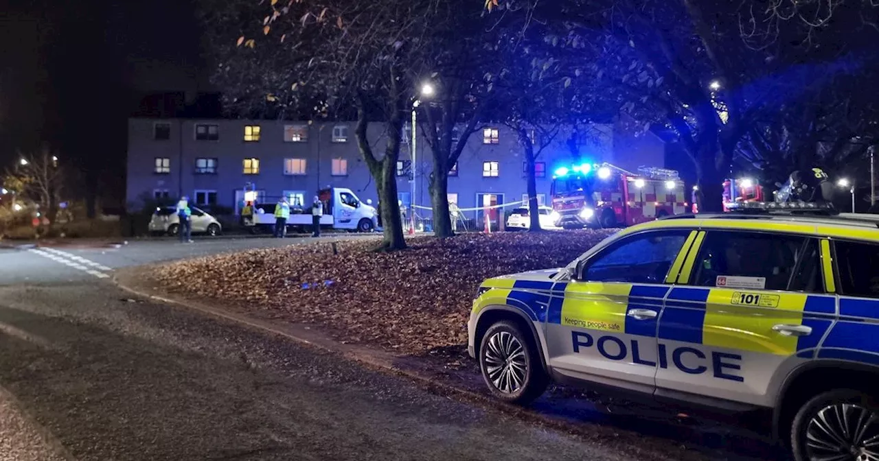 Man arrested after hazmat unit called to Cambuslang street amid major emergency response